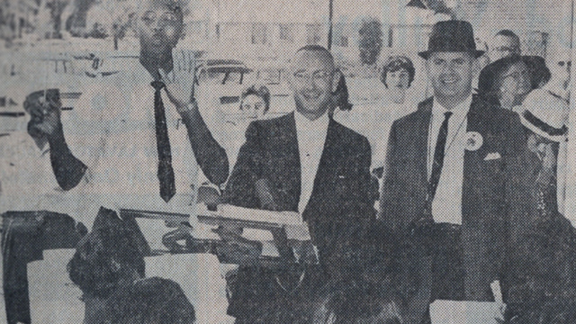 James “Chief” Wilson and “Daddy” Del Kieffner together at the Amtrak.